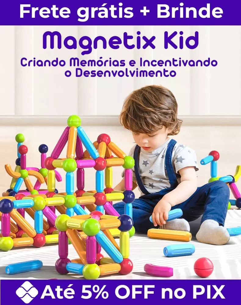 Magnetix Kid - Brinquedo terapêutico + (Brinde e Frete Grátis)